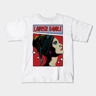 Lauren Daigle Pop Art Comic Style Kids T-Shirt